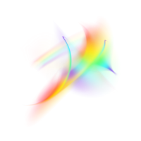 Pride rainbow hummingbird
