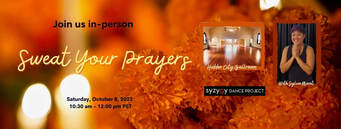 Sweat Your Prayers on October 8 banner