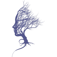 Shapeshifter woman silhouette